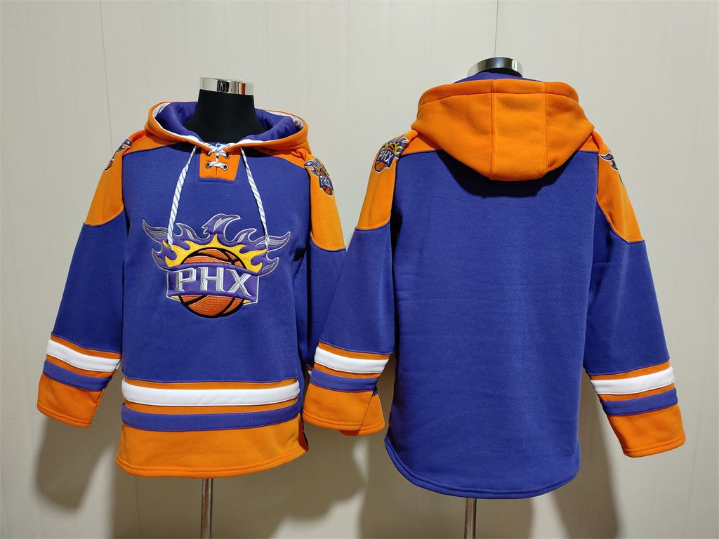 Men's Steve Nash Phoenix Suns Purple Ageless Must-Have Lace-Up Pullover Hoodie