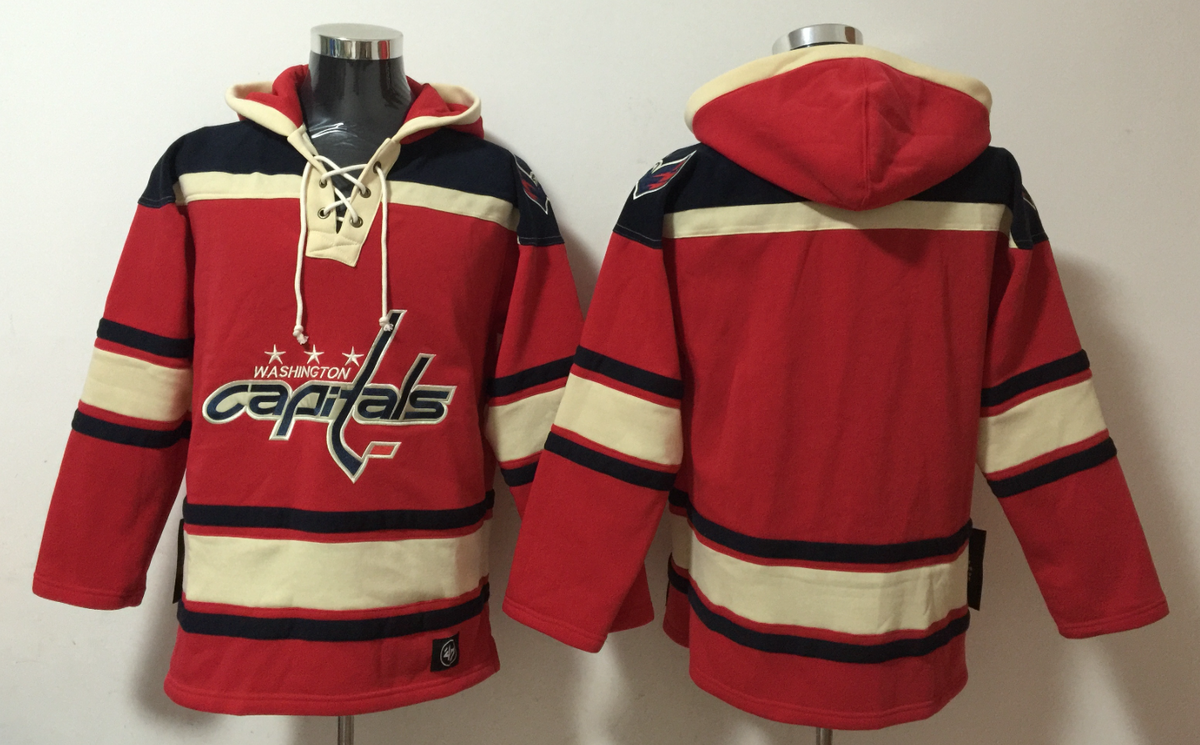Men's Alexander Ovechkin Washington Capitals Red Ageless Must-Have Lace-Up Pullover Hoodie