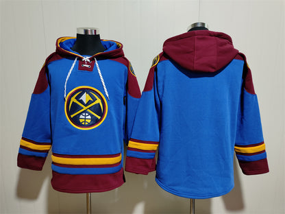 Men's Nikola Jokić Denver Nuggets Royal Ageless Must-Have Lace-Up Pullover Hoodie