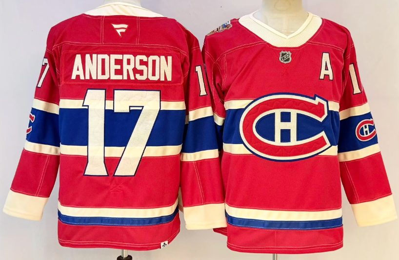 Men's Canadiens 2026 Heritage Classic Red Premium Stitched Hockey Jersey