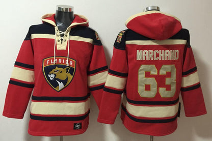 Men's Matthew Tkachuk Florida Panthers Red Ageless Must-Have Lace-Up Pullover Hoodie