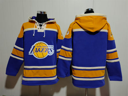 Men's Kobe Bryant Los Angeles Lakers Blank Purple Pullover Hoodie