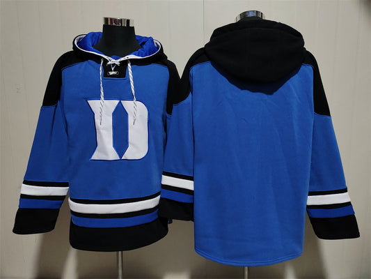 Men's Duke Blue Devils Blank Royal Pullover Hoodie