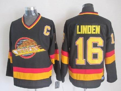 Men's Retro Vancouver Canucks Kirk McLean Black 1994 CCM Vintage Stitched Hockey Jersey