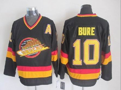 Men's Retro Vancouver Canucks Kirk McLean Black 1994 CCM Vintage Stitched Hockey Jersey