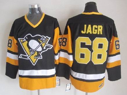 Men's Retro Mario Lemieux #66 Pittsburgh Penguins Black CCM Vintage Stitched Hockey Jersey