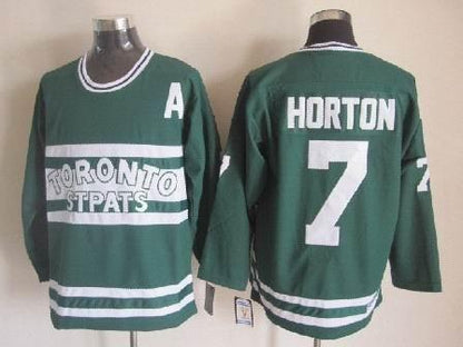 Men's Maple Leafs #7 Tim Horton Throwback Stitched Hockey Jersey
