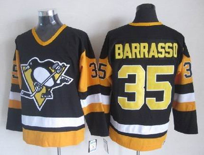 Men's Retro Mario Lemieux #66 Pittsburgh Penguins Black CCM Vintage Stitched Hockey Jersey