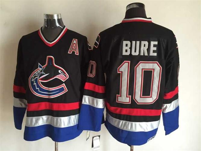 Men's Retro Vancouver Canucks Kirk McLean Black 1998-99 CCM Vintage Stitched Hockey Jersey