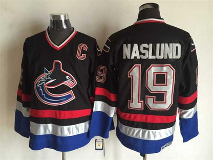 Men's Retro Vancouver Canucks Kirk McLean Black 1998-99 CCM Vintage Stitched Hockey Jersey