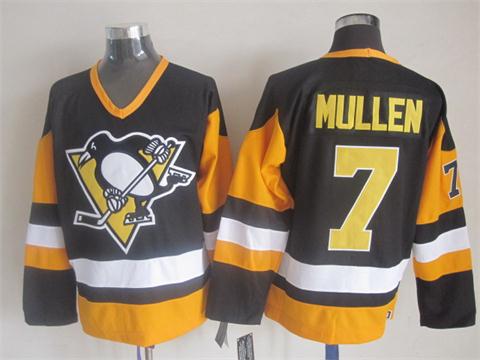 Men's Retro Mario Lemieux #66 Pittsburgh Penguins Black CCM Vintage Stitched Hockey Jersey