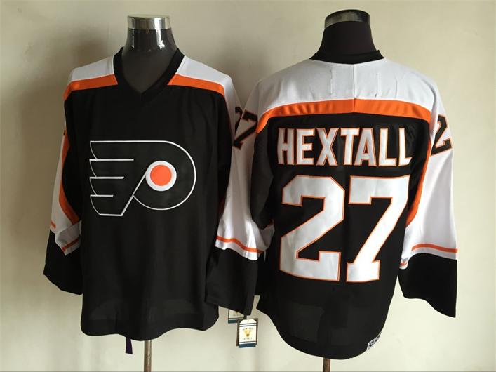 Men's Retro Eric Lindros #88 Philadelphia Flyers 1996-97 Black CCM Vintage Stitched Hockey Jersey