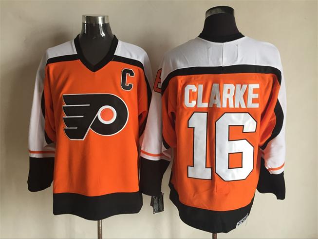 Men's Retro Eric Lindros #88 Philadelphia Flyers 1996-97 Orange CCM Vintage Stitched Hockey Jersey