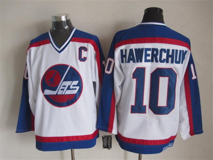 Men's Retro Teemu Selanne Winnipeg Jets White 1989 Vintage Stitched Hockey Jersey