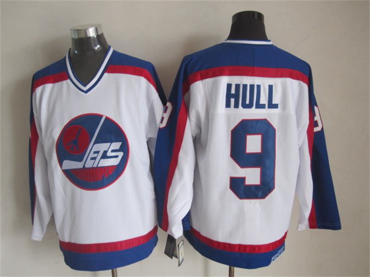 Men's Retro Teemu Selanne Winnipeg Jets White 1989 Vintage Stitched Hockey Jersey