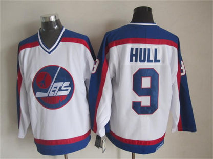 Men's Retro Teemu Selanne Winnipeg Jets White 1989 Vintage Stitched Hockey Jersey