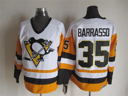 Men's Retro Sidney Crosby #87 Pittsburgh Penguins White CCM Vintage Stitched Hockey Jersey