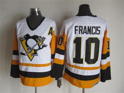Men's Retro Sidney Crosby #87 Pittsburgh Penguins White CCM Vintage Stitched Hockey Jersey