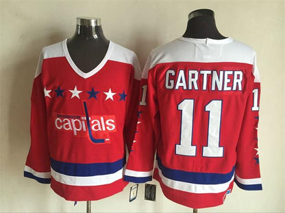 Men's Retro Alexander Ovechkin Washington Capitals Red 1980 CCM Vintage Stitched Hockey Jersey