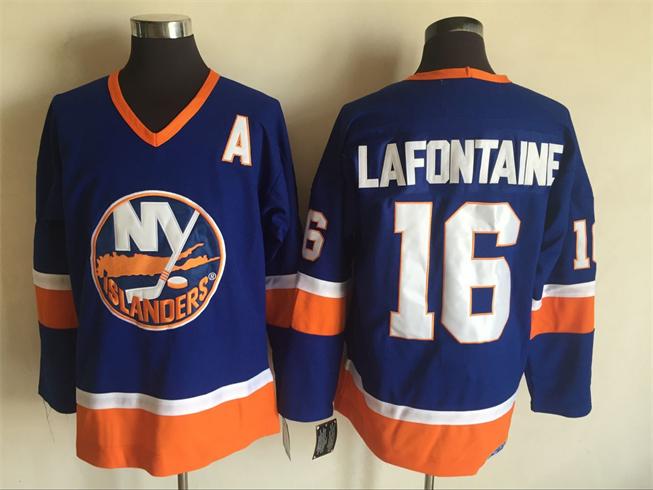 Men's Retro John Tavares Islanders Royal CCM Vintage Stitched Hockey Jersey