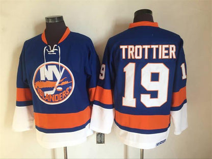 Men's Retro John Tavares Islanders Royal CCM Vintage Stitched Hockey Jersey