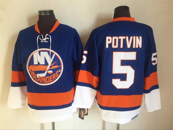 Men's Retro John Tavares Islanders Royal CCM Vintage Stitched Hockey Jersey