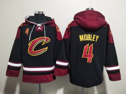 Men's Donovan Mitchell Cleveland Cavaliers Black Ageless Must-Have Lace-Up Pullover Hoodie