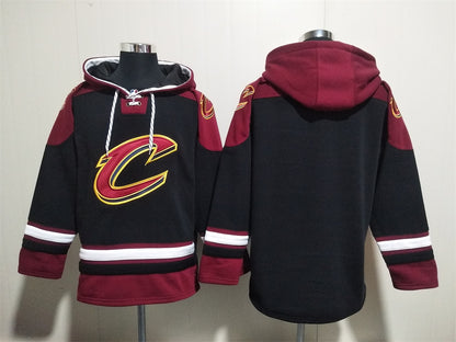 Men's Donovan Mitchell Cleveland Cavaliers Black Ageless Must-Have Lace-Up Pullover Hoodie