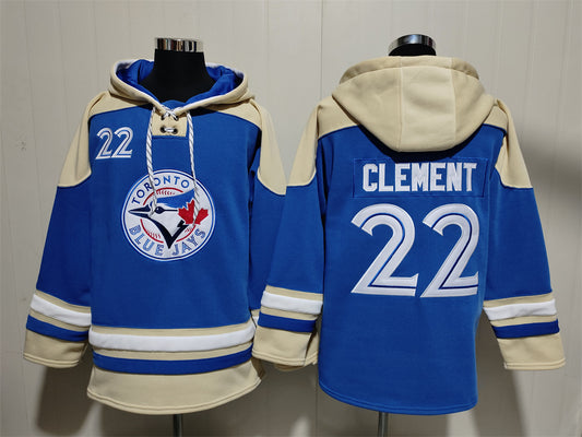Men's Toronto Blue Jays Royal Jersey Ageless Must-Have Lace-Up Pullover Hoodie