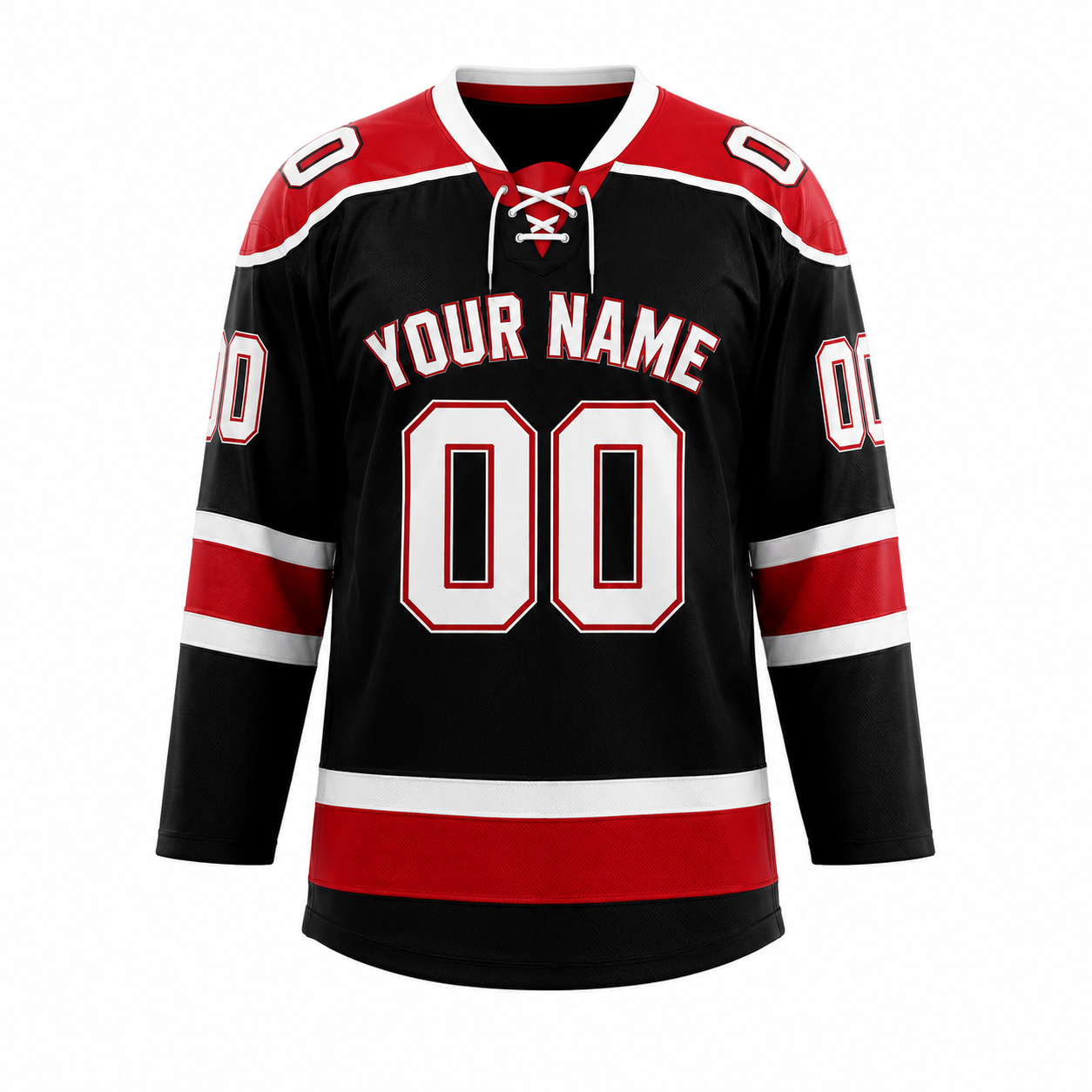 Custom Hockey Jersey Back View