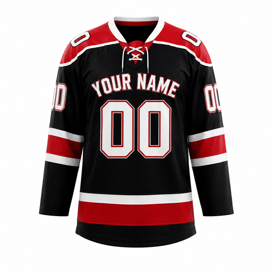 Custom Hockey Jersey Back View