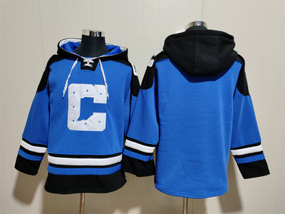 Men's Jonathan Taylor Indianapolis Colts Royal Jersey Ageless Must-Have Lace-Up Pullover Hoodie