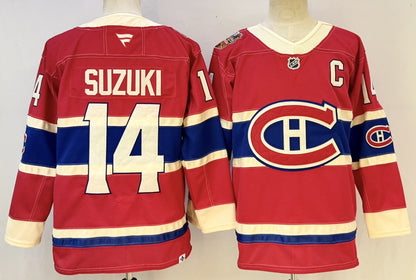 Men's Canadiens 2026 Heritage Classic Red Premium Stitched Hockey Jersey