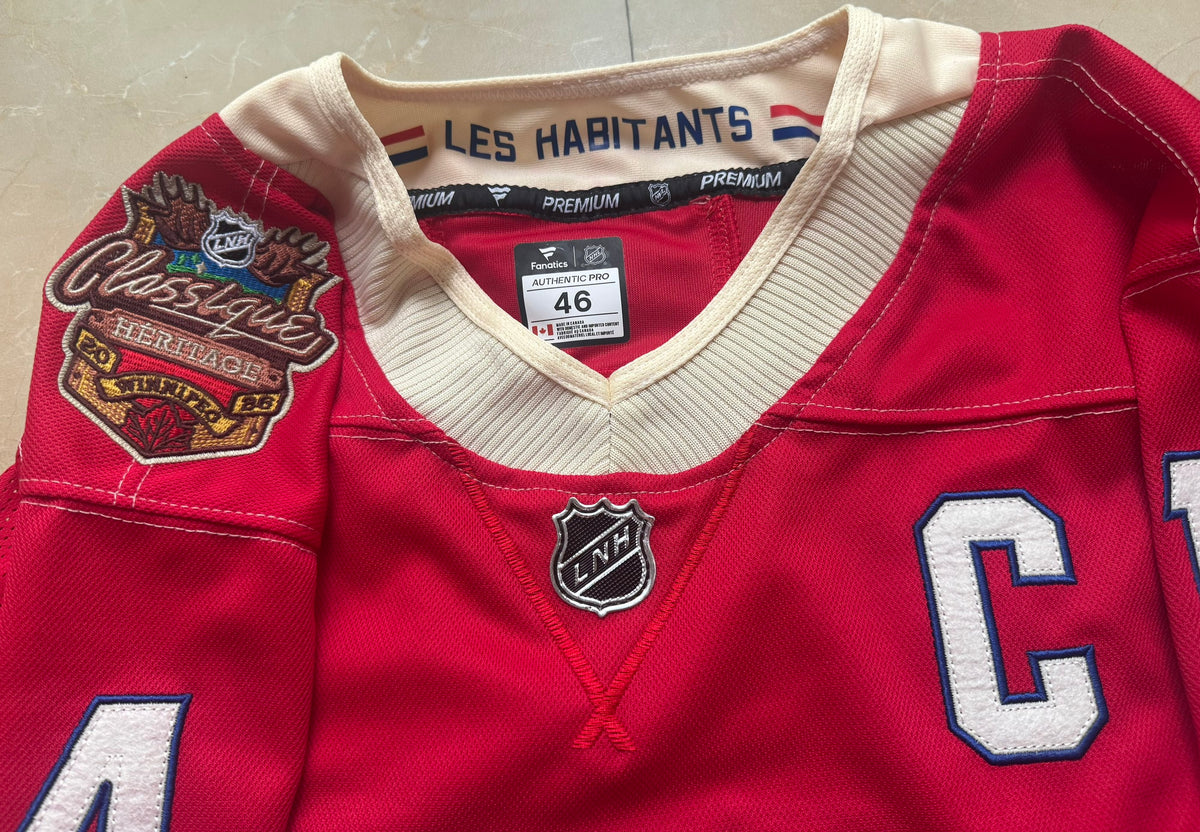 Men's Canadiens 2026 Heritage Classic Red Premium Stitched Hockey Jersey