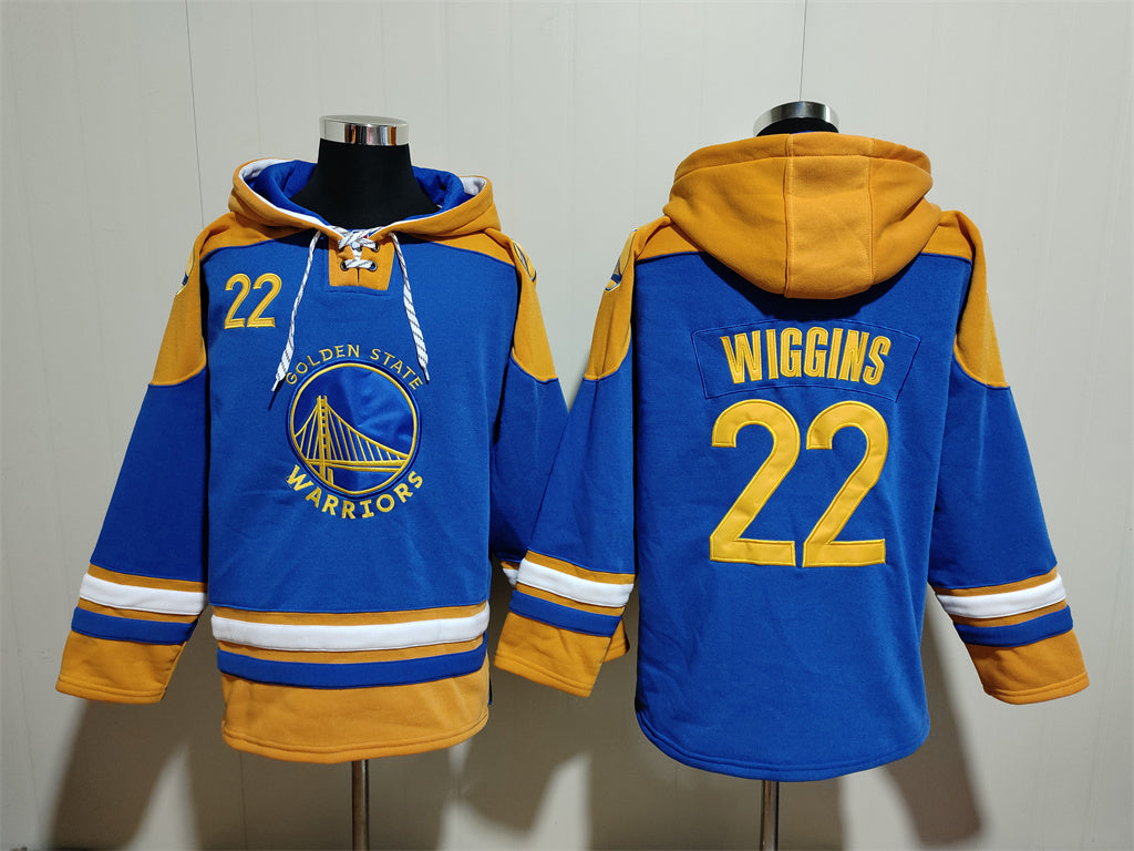 Men's Stephen Curry Golden State Warriors Royal Ageless Must-Have Lace-Up Pullover Hoodie