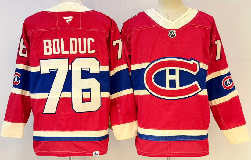Men's Canadiens 2026 Heritage Classic Red Premium Stitched Hockey Jersey