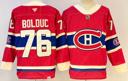 Men's Canadiens 2026 Heritage Classic Red Premium Stitched Hockey Jersey