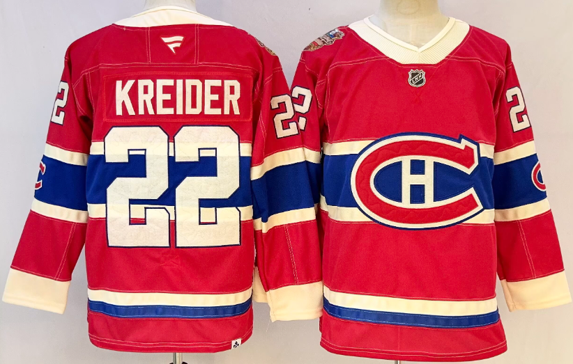 Men's Canadiens 2026 Heritage Classic Red Premium Stitched Hockey Jersey