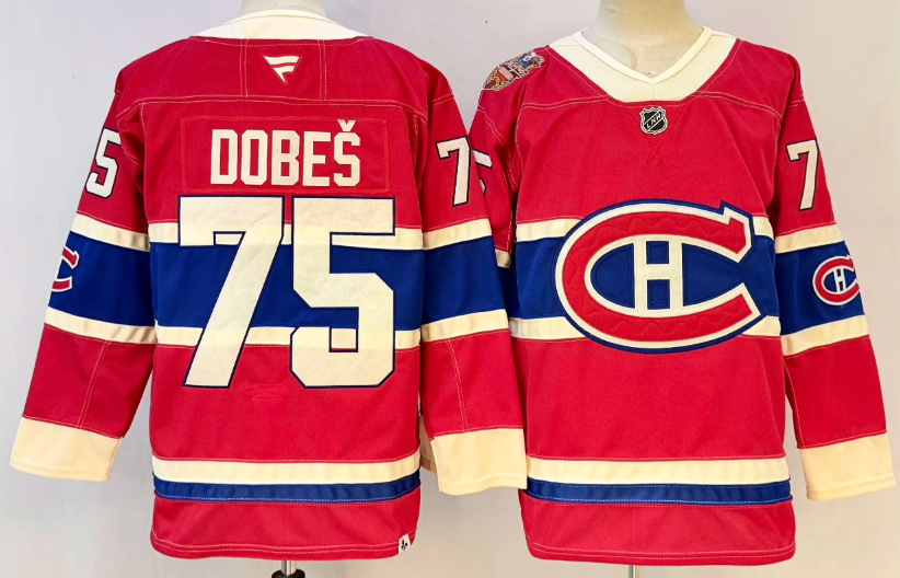 Men's Canadiens 2026 Heritage Classic Red Premium Stitched Hockey Jersey
