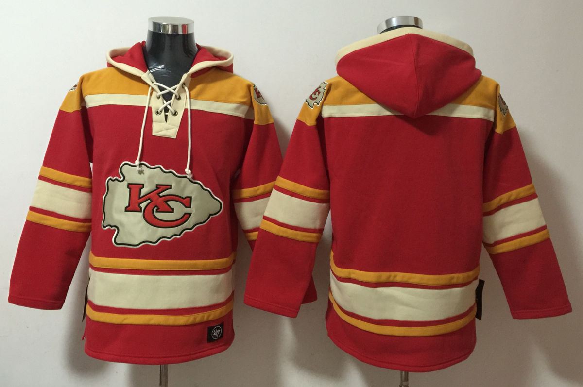 Men's Patrick Mahomes Kansas City Chiefs Red Ageless Must-Have Lace-Up Pullover Hoodie
