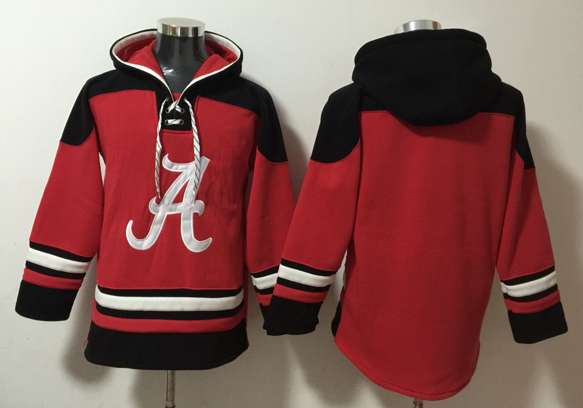 Men's Alabama Crimson Tide Crimson Blank Pullover Hoodie