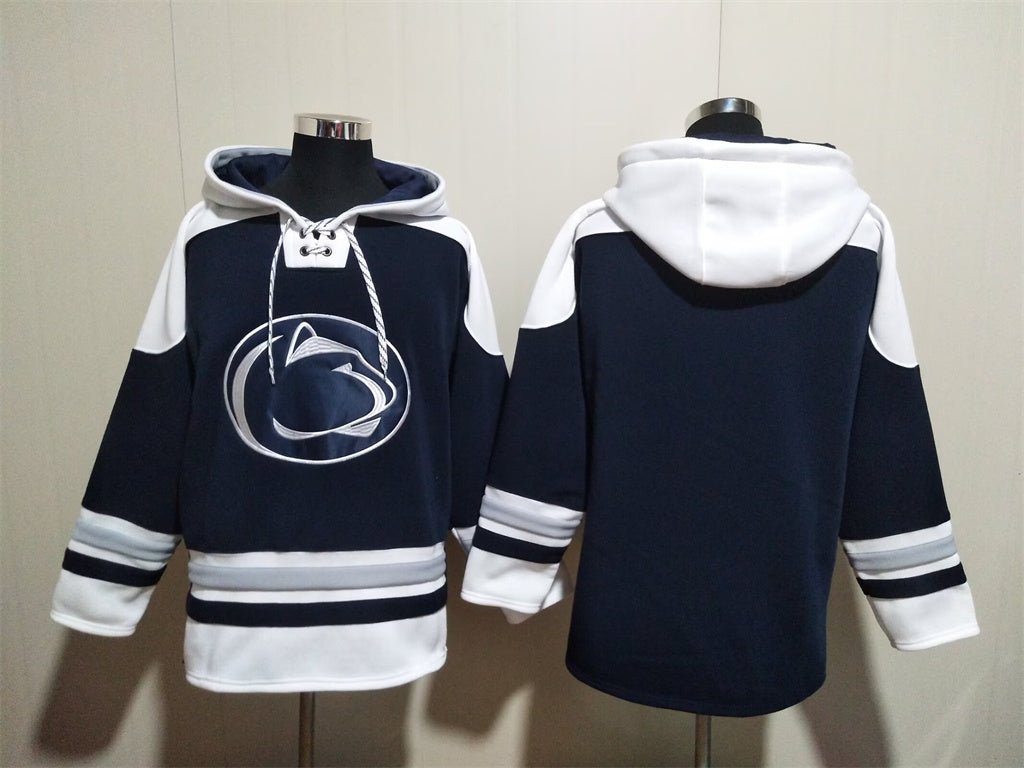 Men's Penn State Nittany Lions Blank Navy Pullover Hoodie