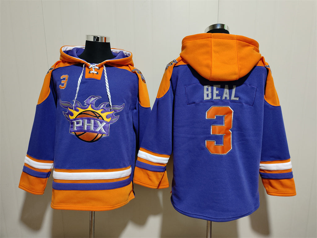 Men's Steve Nash Phoenix Suns Purple Ageless Must-Have Lace-Up Pullover Hoodie